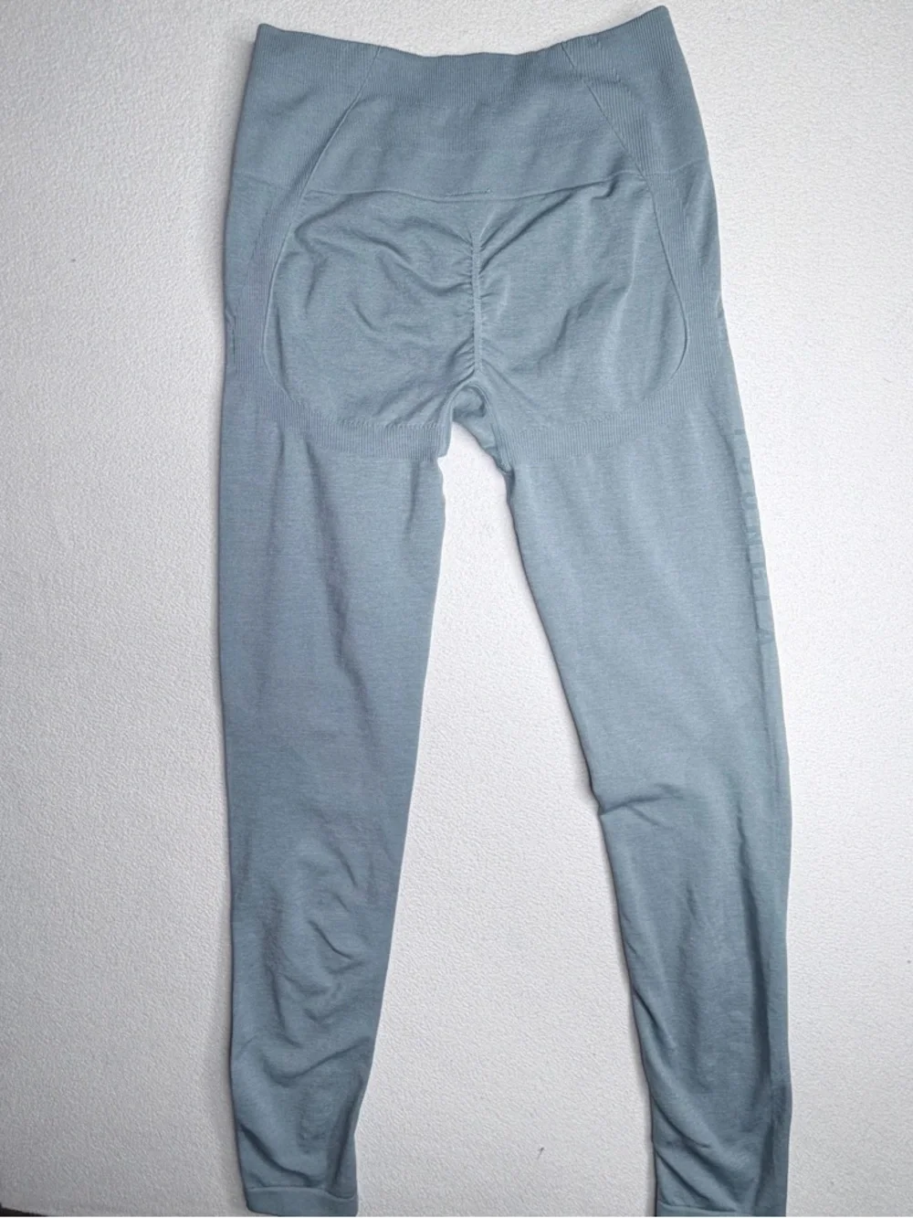 YoungLA Legacy Seamless Scrunch Leggings•YLAW1062• Dusty Blue - Picture 7 of 16